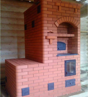 Отопительно варочные печи из кирпича: конструкция, материалы, строительство