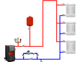 Двухтрубная система отопления