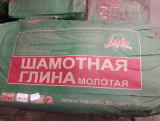Как приготовить раствор глины для кладки печи?