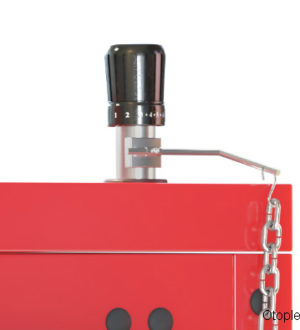 Регулятор тяги для твердотопливных котлов