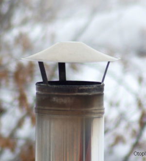 Зонт на трубу дымохода своими руками