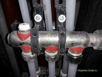 Распределительный коллектор отопления: принцип работы, разновидности