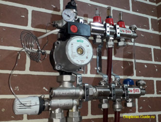 Коллекторная группа для теплого пола