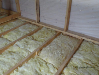 Утепление пола в деревянном доме своими руками