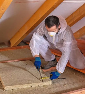 Утепление потолка в бане